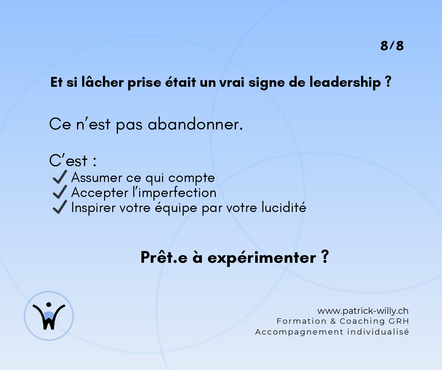 Lâcher prise : un levier de performance