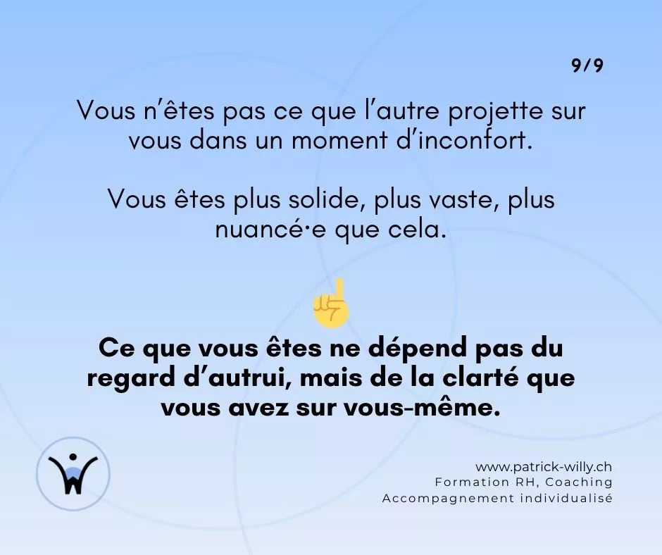 Ne le prenez pas personnellement 